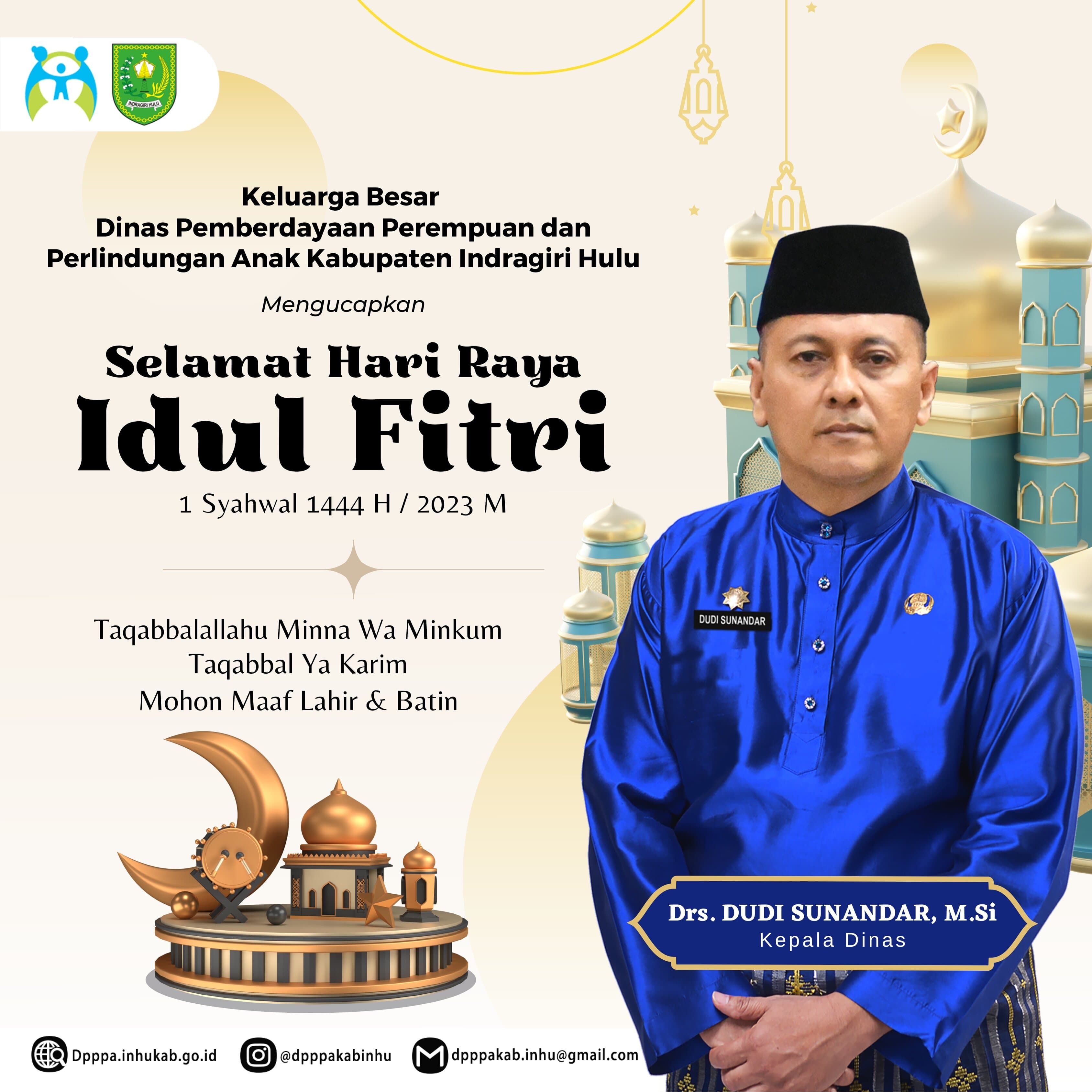 poto ucapan idul fitri 1